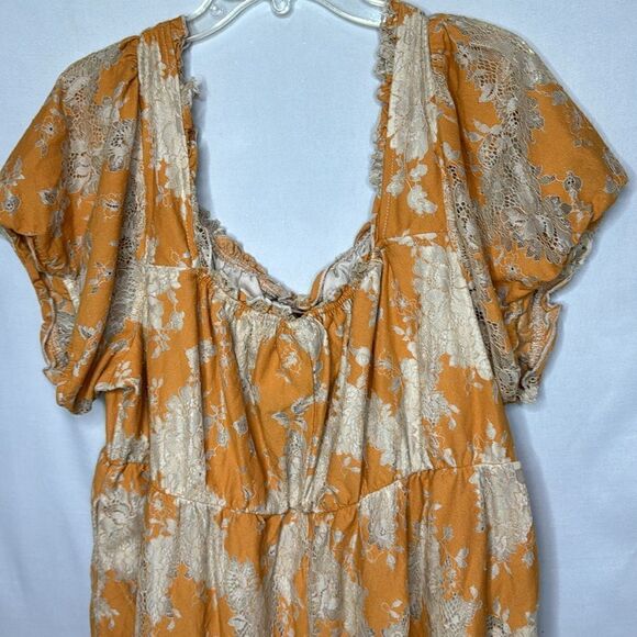 Torrid Mini Two Toned Lace Tiered Babydoll Dress. Size 3X. - Picture 9 of 14